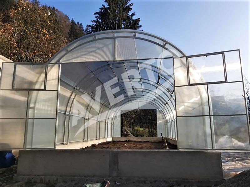 Gewächshaus 4x4m Agronom 4mm