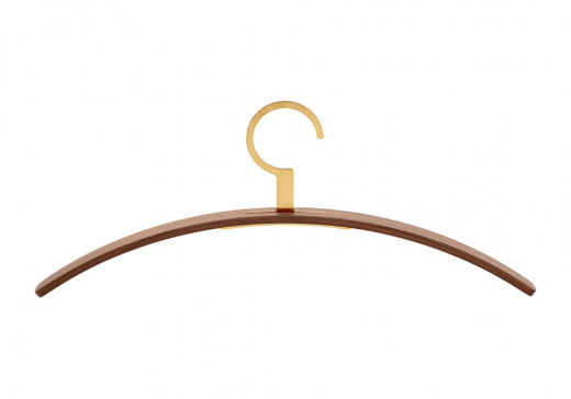 Kleiderbügel 0130 - Hochwertiger Nussbaum oder Lack mit Metallhaken