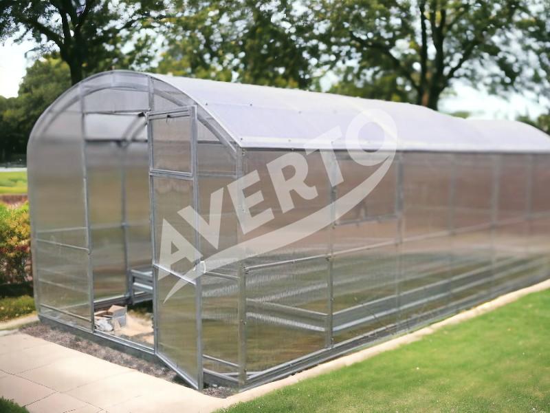 Gewächshaus 3x10 m Gardener 4mm