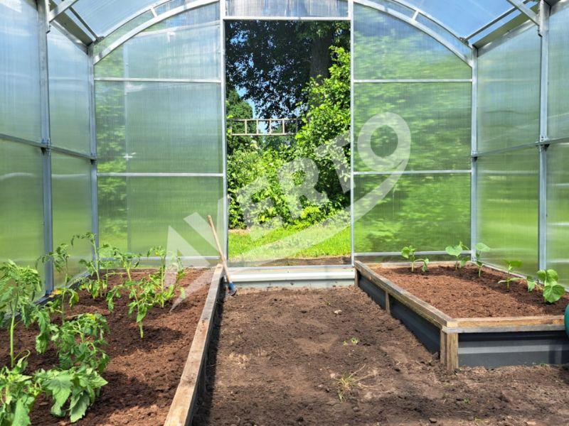 Gewächshaus 3x10 m Gardener 4mm