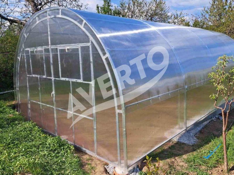 Gewächshaus 4x6 m Agromax 4mm (200cm)