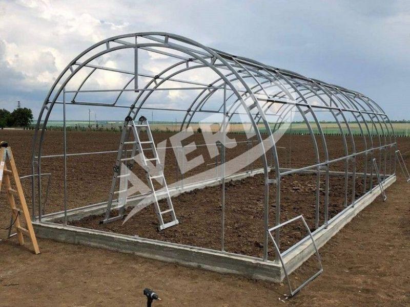 Gewächshaus 4x6 m Agromax 4mm (200cm)