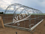 Gewächshaus 4x10 m Agromax 4mm