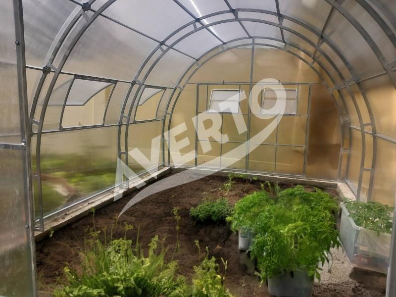 Gewächshaus 4x6 m Agromax 4mm (200cm)