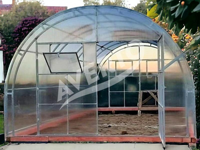 Gewächshaus 4x4m Agronom 4mm