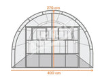 Gewächshaus 4x4m Agronom 4mm
