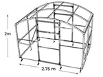 Gewächshaus 2.75x4 m Gardener Comfort 4mm