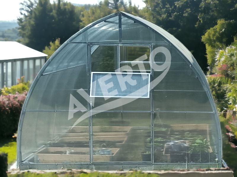 Gewächshaus 3x8 m Castello 4mm (67cm)