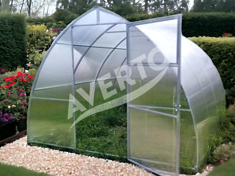 Gewächshaus 3x4 m Castello 4mm (67cm)