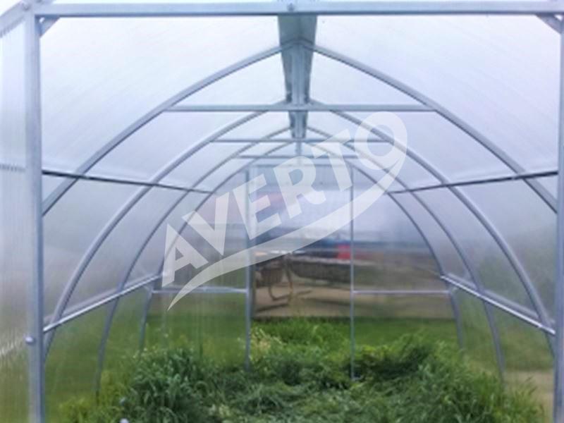 Gewächshaus 3x4 m Castello 4mm (67cm)