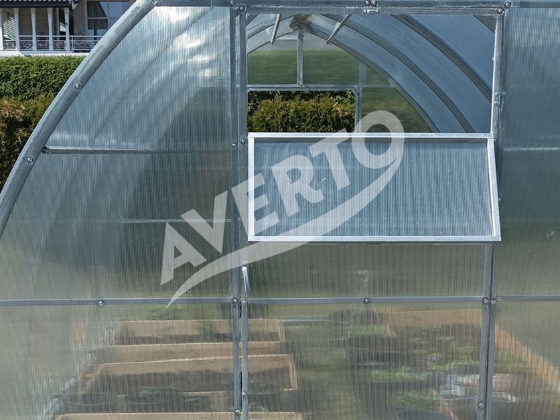 Gewächshaus 3x8 m Castello 4mm (67cm)