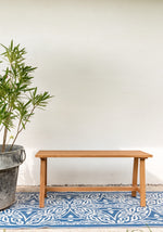 Alma Massivholzbank – Vielseitige Sitzgelegenheit & Beistelltisch