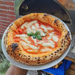 Ardore Gas-Pizzaofen "Antik Kupfer" - Natürliches Gas | 40x40cm Backfläche | Leistungsstark & Kompakt