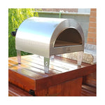 Ardore Gas Pizzaofen "Bright Silver" | 40x40cm Backfläche | Bis 550°C | Kompakt & Leicht