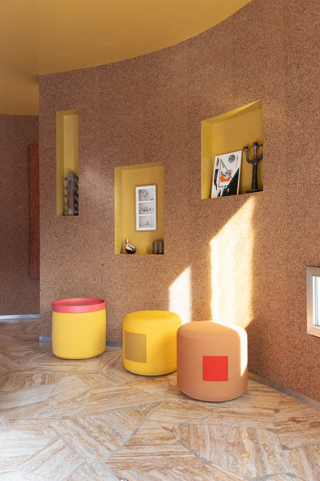 Ayaka Pouf: Vielseitiger Hocker & Beistelltisch für Wohnbereich & Lounge