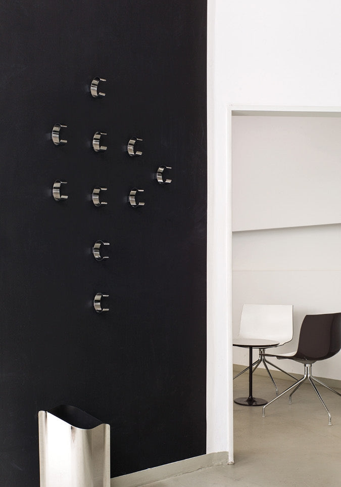 Bangle Wandhaken - Glänzend Verchromt | Minimalistisch & Funktional