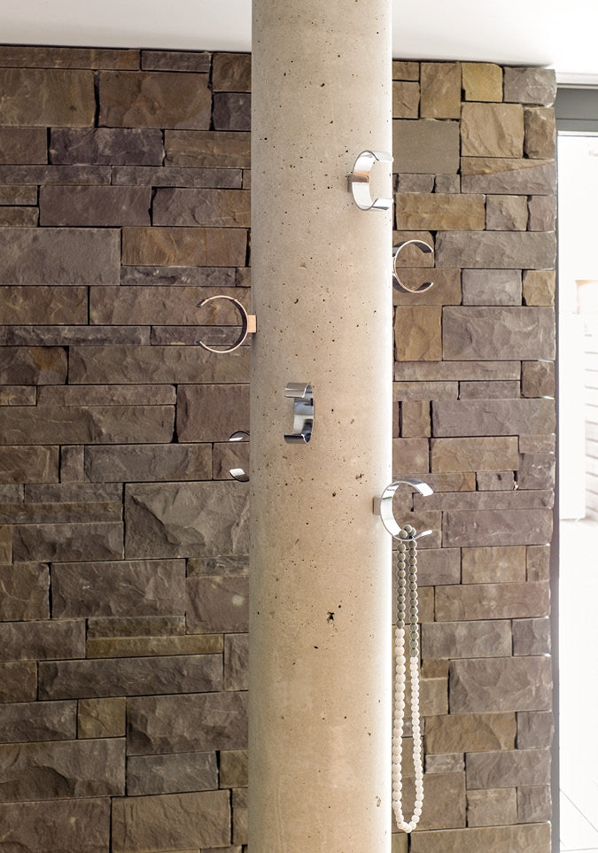 Bangle Wandhaken - Glänzend Verchromt | Minimalistisch & Funktional