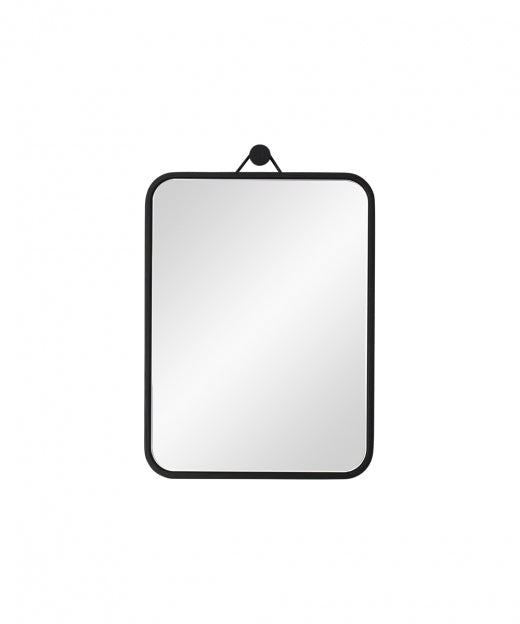 VIEW Wandspiegel: Eleganter Spiegel aus Massivholz Eiche – 1950er Design