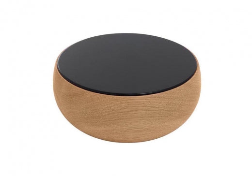 Schale Milan Edition 2019: Luxuriöse Holzschale mit schwarzem Deckel – Designobjekt