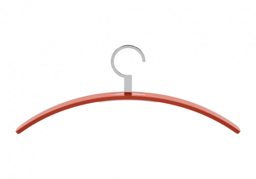 Kleiderbügel 0130. - Eleganz aus Nussbaumholz oder Lackfarben mit Metallhaken