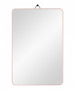 VIEW Wandspiegel: Eleganter Spiegel aus Massivholz Eiche – 1950er Design