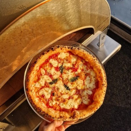 Emozione Gas-Pizzaofen: Backe 2 Pizzen gleichzeitig im Freien | GPL & LPG