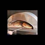 Emozione Großer Außen-Gasbackofen für 2 Pizzen "Antik Kupfer" | 40x70cm Backfläche | Professionelle Ergebnisse