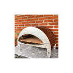 Emozione Großer Außen-Gasbackofen für 2 Pizzen "Antik Kupfer" | 40x70cm Backfläche | Professionelle Ergebnisse