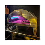 Emozione Großer Außen-Gasbackofen für 2 Pizzen "Antik Kupfer" | 40x70cm Backfläche | Professionelle Ergebnisse