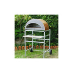 Pizza Party Emozione / Ispirazione: Superleichter Aluminium-Unterwagen mit Rädern und ausziehbarem Regal