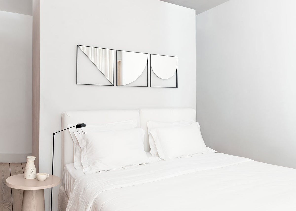 GEO Wandspiegel: Moderner Stahlrahmen mit 5 Spiegelformen – Einzigartiges Design für Ihr Zuhause & Büro