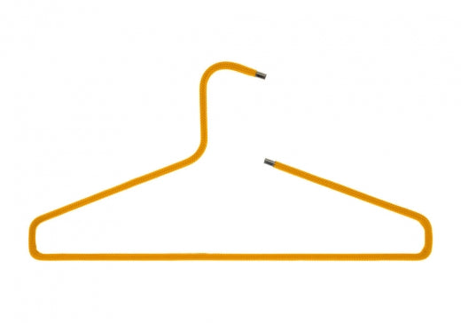 0117. Kleiderbügel aus Stahl mit Textilummantelung – Rutschfest & Stilvoll