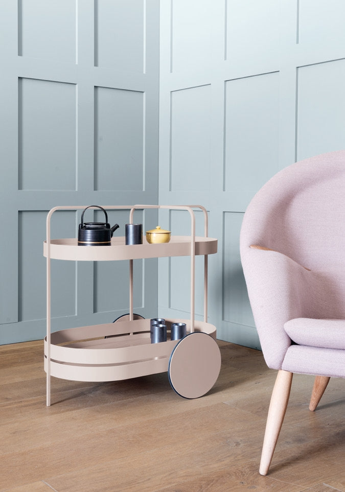 Servierwagen GRACE – Eleganter Beistelltisch & Hausbar im 50er Jahre Design