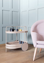 Servierwagen GRACE – Eleganter Beistelltisch & Hausbar im 50er Jahre Design