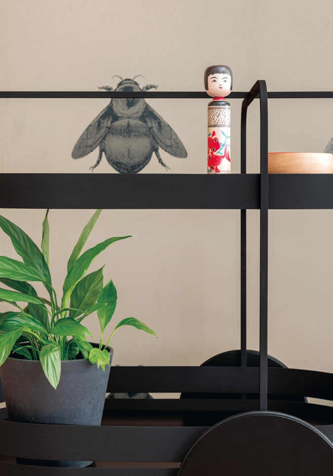 Servierwagen GRACE – Eleganter Beistelltisch & Hausbar im 50er Jahre Design