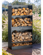 Kaminholzregal „VENTO“ 150x80x30cm