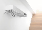 MATCH Wandgarderobe: Funktional & Stilvoll | Modernes Design mit 2 Mantelstangen & 3 Haken