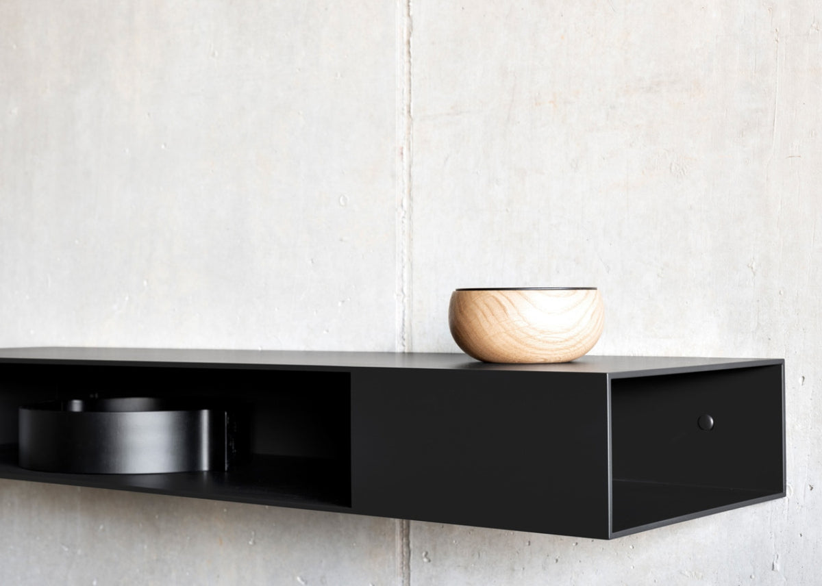 MATCH Konsole: Modernes Design mit asymmetrischer Teilung | Hochwertige Metallkonsole