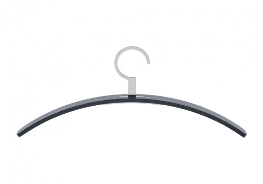Kleiderbügel 0130. - Eleganz aus Nussbaumholz oder Lackfarben mit Metallhaken