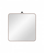 VIEW Wandspiegel: Eleganter Spiegel aus Massivholz Eiche – 1950er Design