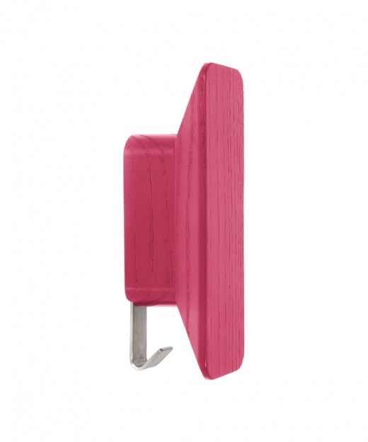 STROKE Wandhaken: Massivholz Garderobenhaken mit Edelstahl-Akzent – Vielseitig & Stilvoll