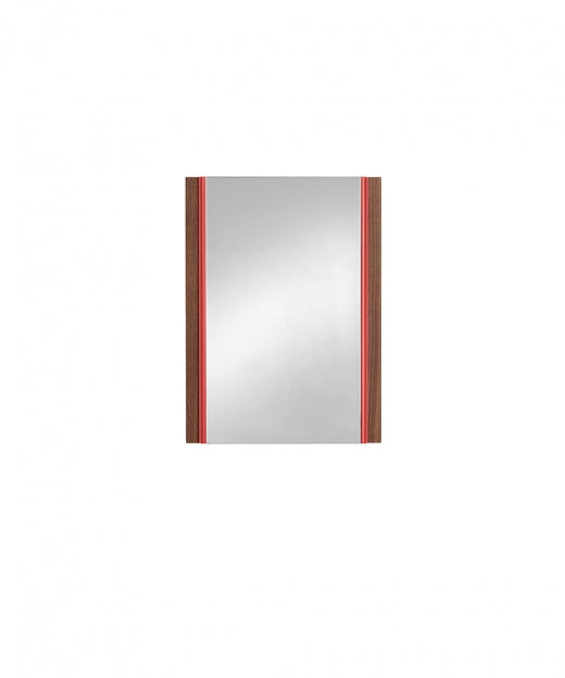 Koro Wandspiegel: Moderner Designspiegel aus Massivholz (Eiche/Nussbaum)