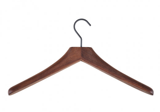 0122. / 0123. Kleiderbügel aus Massivholz: Eiche & Nussbaum – Stilvolle Garderobenlösung