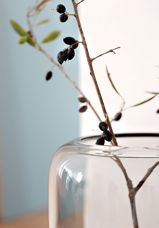 SARO Schirmständer: Elegantes Designobjekt aus mundgeblasenem Glas