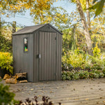 Gerätehaus Darwin 46 Grau Holz-Optik