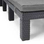 Sonnenliege mit Auflage Daytona Graphit