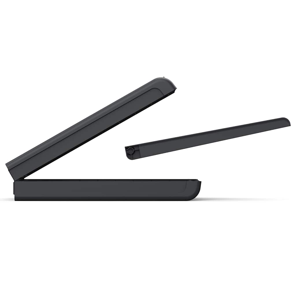 Sonnenliege mit Auflage Mallorca Jutestruktur Anthrazit