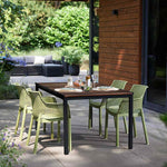 Signature Porto Tisch 160 cm Eschenholz und Schwarz Stahl