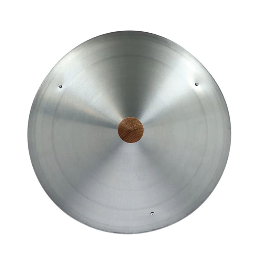 Vogel-Futterhaus mit Silo und Runddach Zink