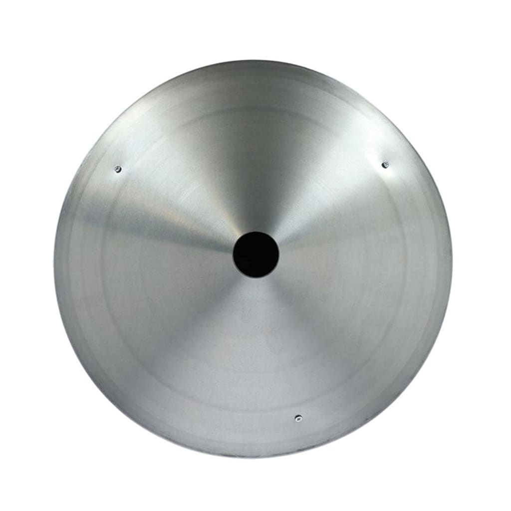 Vogel-Futterhaus mit Silo und Runddach Zink